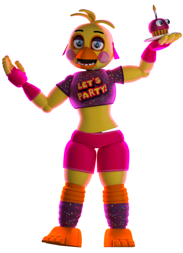 Stylized Toy Chica - FNaF 2